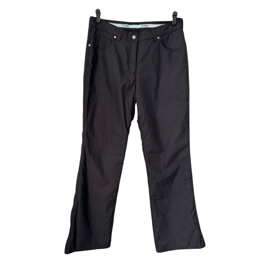 FERA Snowboard Pants Ladies 10L Black Stretch Lined Snow Ski Lodge Activewear